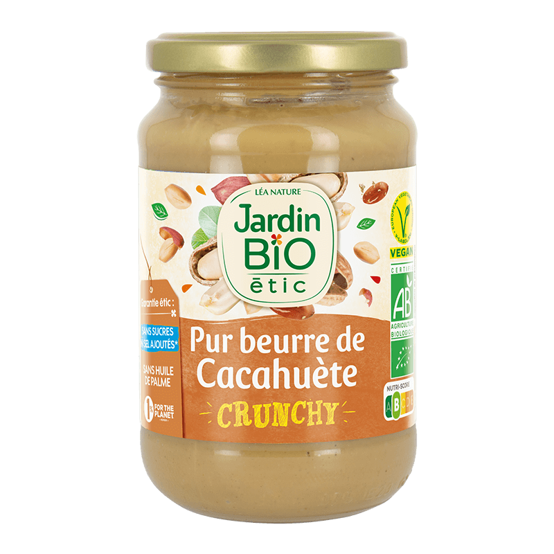 Organic pure crunchy peanut butter