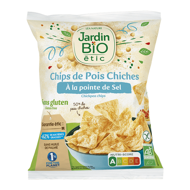 Organic chickpea chips gluten-free