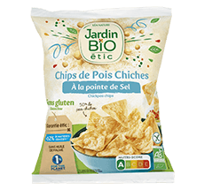 Organic chickpea chips gluten-free