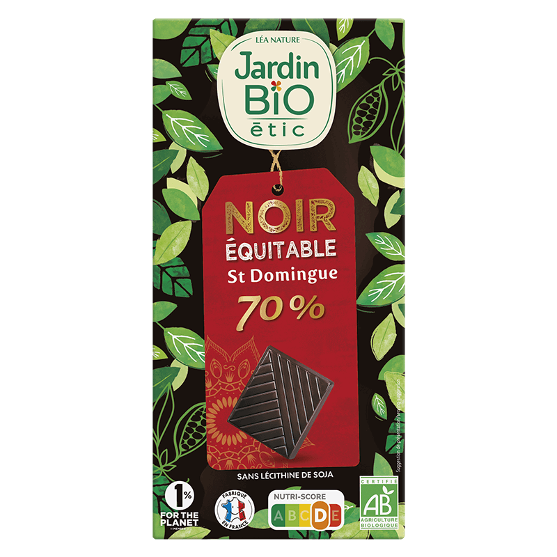 Organic dark chocolate – 70% Dominican Republic