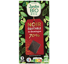 Organic dark chocolate – 70% Dominican Republic