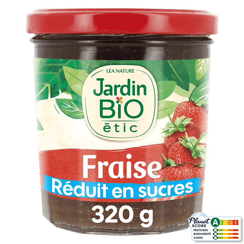 Organic strawberry extra jam