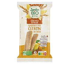 Organic fine lemon wafers