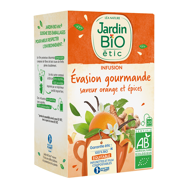 Organic herbal tea  Freedom – Spiced orange flavour