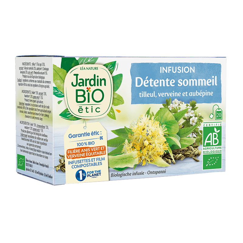 Organic herbal tea sleeping aid