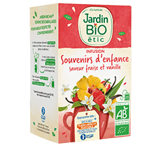 Organic herbal tea Memories from childhood – Strawberry and vanilla flavour