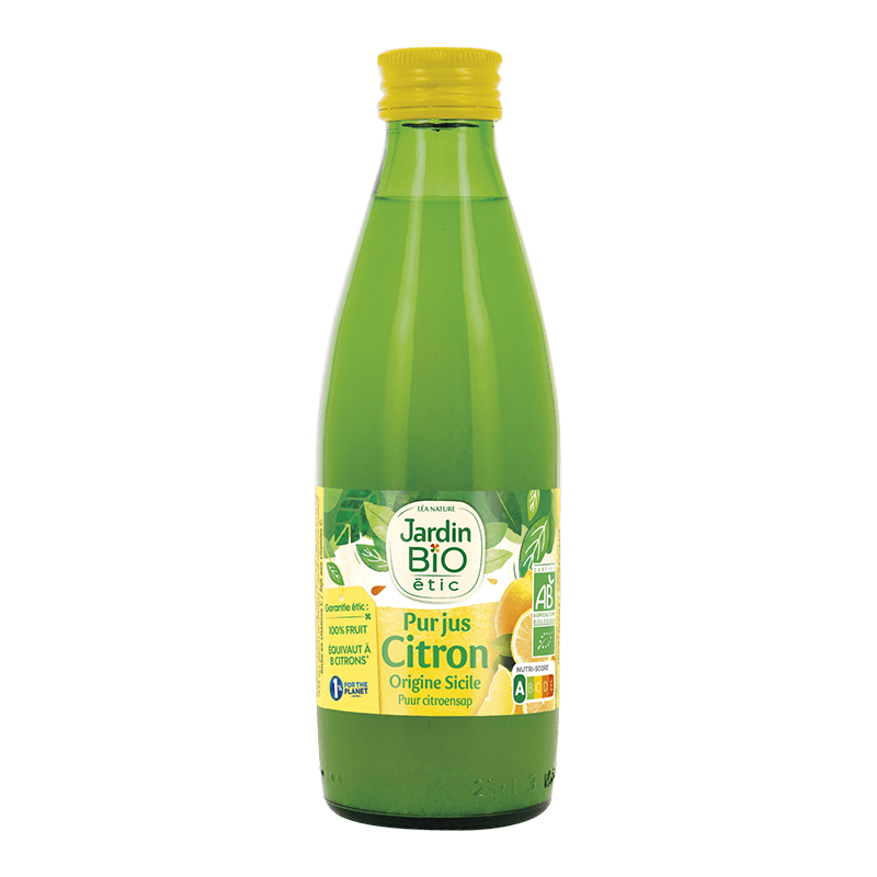 Pure organic lemon juice 250 ml