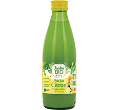 Pure organic lemon juice 250 ml