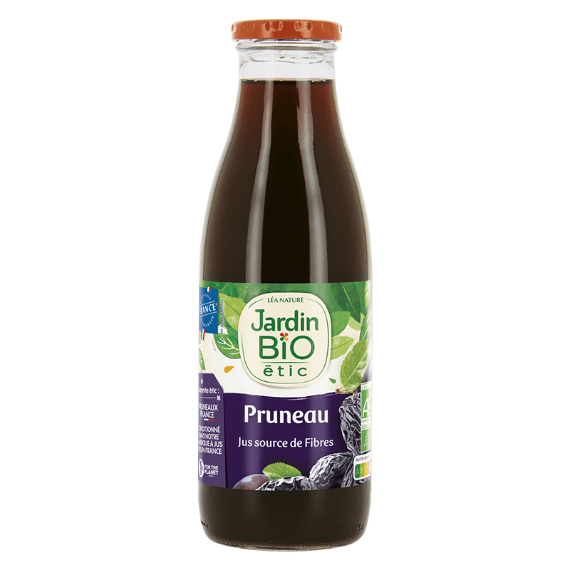 Organic pure Agen plum juice