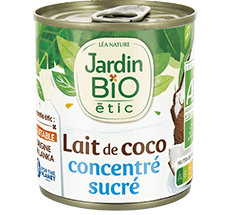 Organic sweetened condensed coconut milk