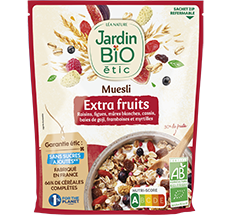 Organic muesli with fruit 30% fruit