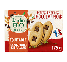 P’tits trèfles chocolat noir bio Équitable