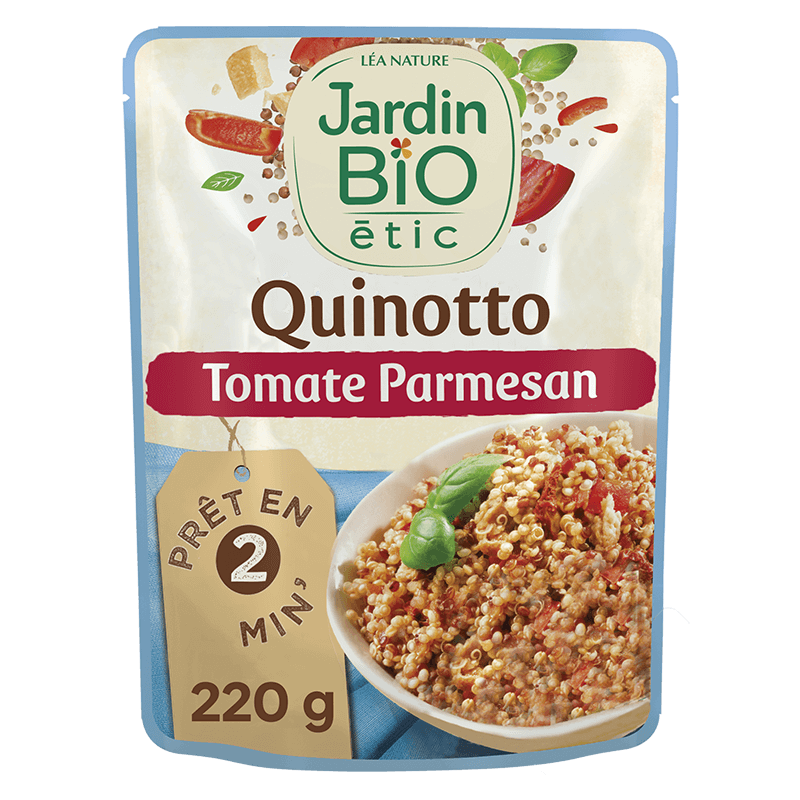 Organic tomato and Parmesan quinotto