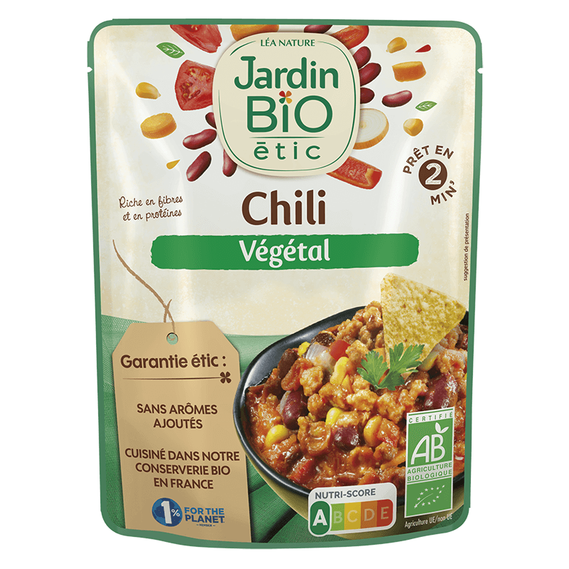 Organic vegetable chilli