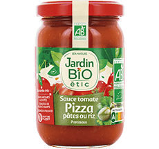 Organic tomato sauce for pizza, pasta and rice