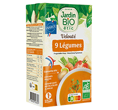 Organic soup with 9 vegetables