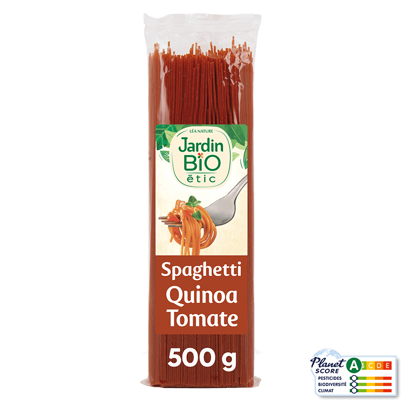 Organic quinoa and tomato spaghetti