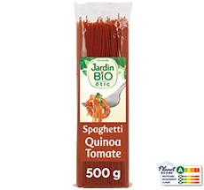 Organic quinoa and tomato spaghetti