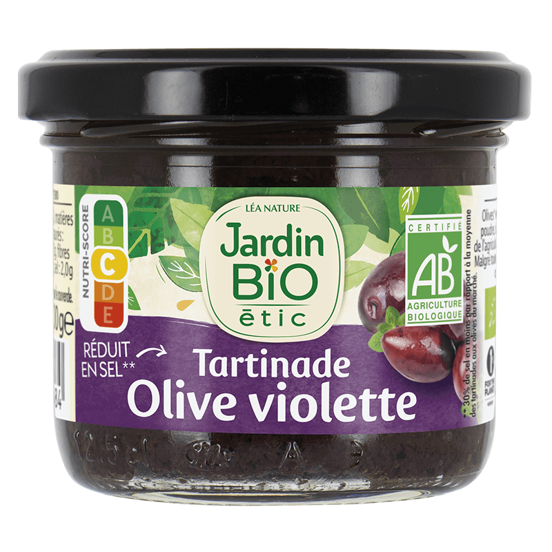 Organic vegetable pâté with Kalamata olives