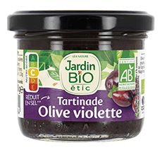 Organic vegetable pâté with Kalamata olives