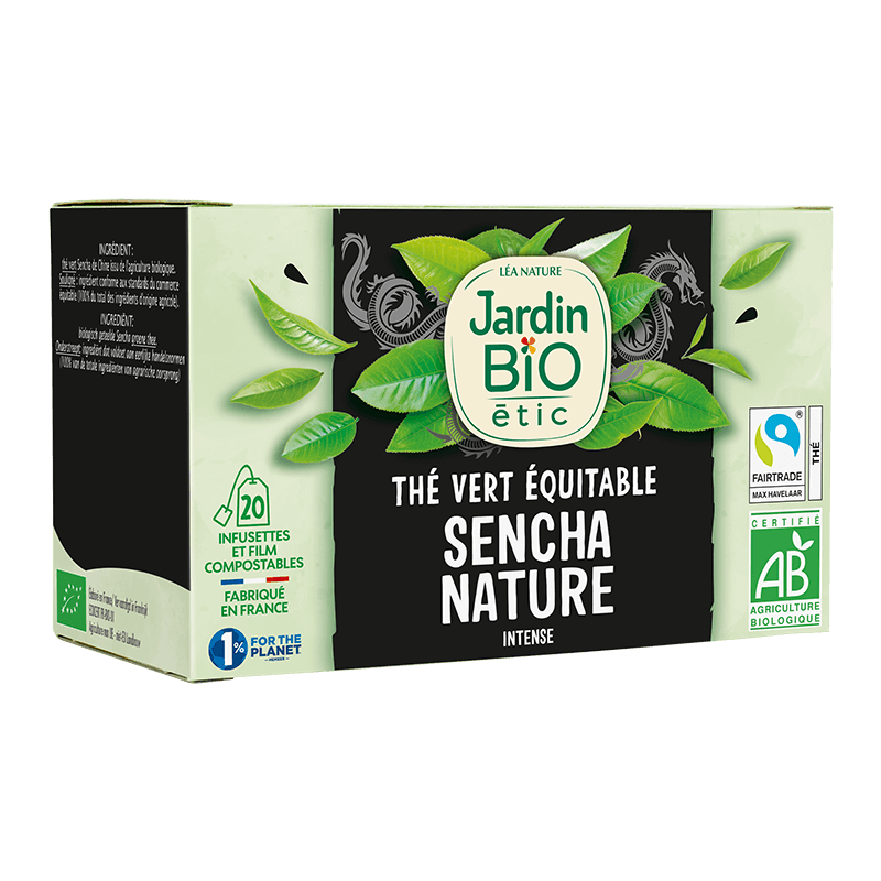 Organic fair trade sencha green tea