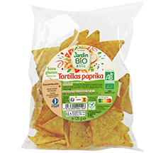 Organic paprika tortilla chips gluten-free